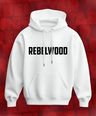 REBELWOOD WHITE Hoodie