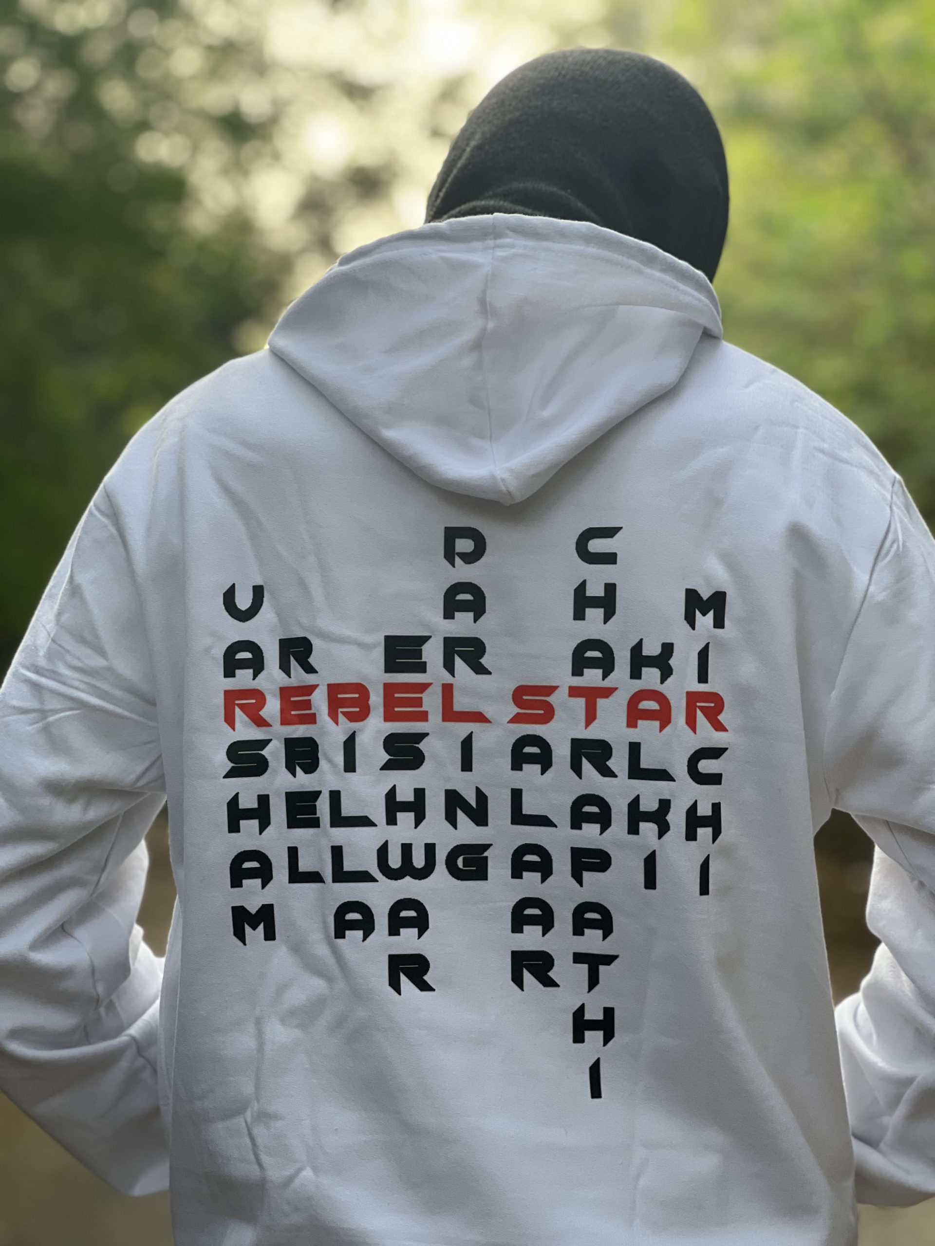 REBELWOOD WHITE Hoodie - Image 5