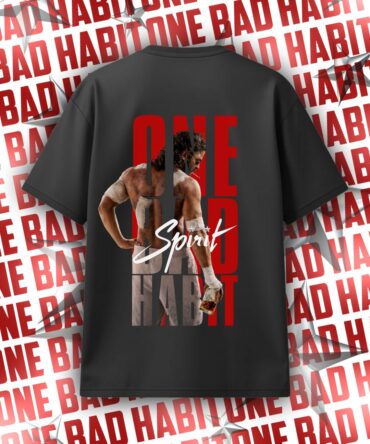 SPIRIT black oversized Tshirt