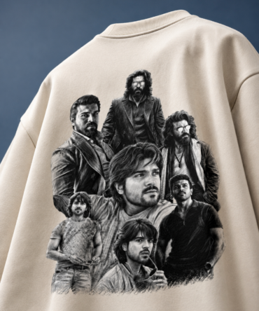 RC Noir Engraving Oversized T-shirt